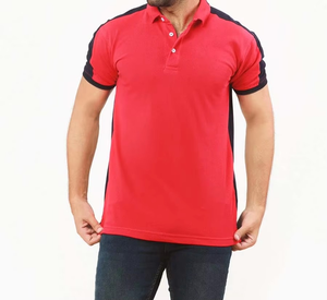 Camisa Profesional de Golf para Hombre, de Manga Corta, con Logotipo Frontal, de Secado Rápido, con Bolsillo, de Spandex/Poliéster Tejido de Alta Calidad, al por Mayor - Product Image 1