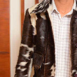 Chaqueta de cuero de estilo único en todos los colores, resistente y gruesa, 100% cuero genuino de vaca, chaqueta de invierno para hombre. - Product Image 5