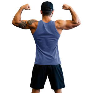 Débardeur Homme Respirant à Séchage Rapide Anti-boulochage Col Rond Couleur Unie Impression Sérigraphique – Vente en Gros – Meilleures Ventes - Product Image 6