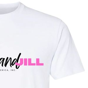 แจ็ค จิล เมนเสื้อยืดคอกลมพรีเมี่ยมแขนสั้นผ้าฝ้าย 100% นุ่มระบายอากาศได้ดีเป็นมิตรกับสิ่งแวดล้อมแฟชั่นลำลองสบาย ๆ สวมใส่สบาย - Product Image 4