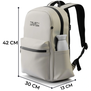 Trending 977 Unisex PVC <b>Backpack</b> Waterproof Durable School Bag for Teens Casual Daypack with Solar Panel RFID Protection - Product Image 2
