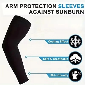 Manchon de compression sportif pour bras, protection UV, évacuation de l'humidité, élastique, écologique, résistant à l'eau, imprimé numérique, cyclisme - Product Image 5