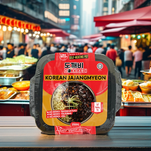 Jajangmyeon แบบเกาหลีพร้อมให้ความร้อนในตัวเองหม้อร้อนอาหารรสเผ็ดสำหรับเด็กและผู้ใหญ่ - Product Image 5