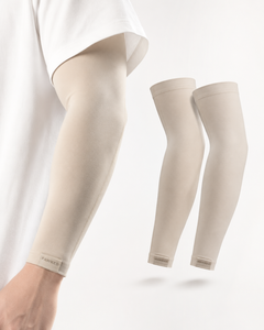Manchons de cyclisme FAWKES noirs, protection anti-UV, unisexe adulte, manchon de compression grande taille, écologiques, séchage rapide, respirants - Product Image 4