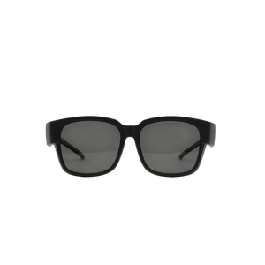 Vintage Square <b>Sunglasses</b> Retro PC UV400 Unisex Formal Black Fitover <b>Sunglasses</b> - Product Image 3