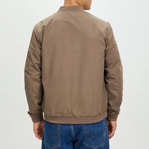 Chaqueta bomber básica de moda para hombre, chaqueta de invierno de tela de alta calidad con cuello alto para hombre - Product Image 5