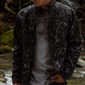 Fishing Camping Outdoor Sports Waterproof Softshell <b>Jacket</b> Solid Color <b>Men's</b> Zipper & Button Closure Hooded <b>Soft</b> <b>Shell</b> <b>Jackets</b> - Product Image 5