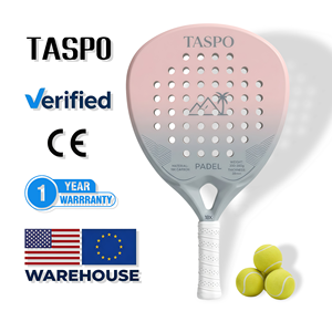 Raquetas de Pádel Profesionales de Fibra de Carbono 18K, Superficie Rugosa Hexagonal 3D, Núcleo Suave de EVA Avanzado, Venta al Por Mayor de Fábrica con Marca Privada - Product Image 1