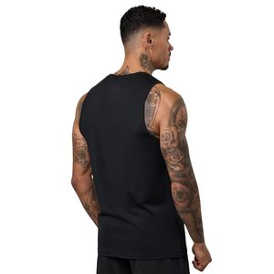 Camiseta Deportiva sin Mangas para Hombre, Negra, de Secado Rápido, para Gimnasio, Entrenamiento, Fitness, Ropa Deportiva - Product Image 2