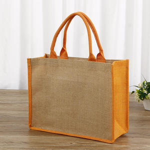Sac de transport en jute naturel durable, sac de courses réutilisable et écoresponsable pour supermarché - Product Image 4