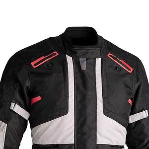 New Arrival Blank Men's Unisex Canvas Motorcycle <b>Racing</b> <b>Jacket</b> with Custom Logo Front High Street Style - Product Image 3