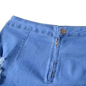 Wholesale Custom logo Women Denim Jeans Skirts - Product Image 5