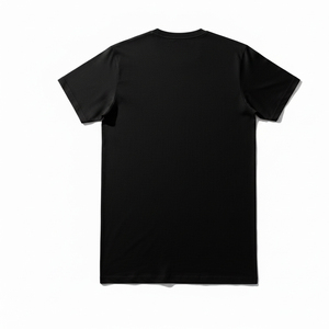เสื้อยืดโอเวอร์ไซส์ผ้าคอตตอนหนานุ่มสำหรับผู้ชาย สไตล์วินเทจ ลุคสตรีทแวร์ แขนสั้น ทรงหลวม  ไม่มีลาย  รับสกรีนโลโก้ - Product Image 4