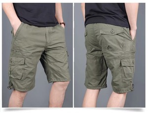Premium Quality New Arrival High Demanding Men's Cargo Shorts 100% Cotton Quick-Dry Breathable Anti-Bacterial Anti-Pilling - Product Image 2