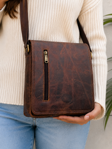ของแท้หนังแฮนด์เมดสลิงกระเป๋าหนังแท้ออกแบบใหม่กระเป๋าถือคอลเลกชันCrossbody Multiใช้สไตล์กระเป๋าผู้หญิง - Product Image 1