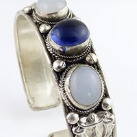 New Arrival- White Metal 3 Stone Religious Charm <b>Bracelets</b> <b>Bangles</b> <b>Bangles</b> - Product Image 4