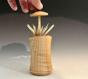 Boîte distributrice de cure-dents en bois de qualité supérieure pour table à manger, cuisine, restaurant, décoration de la maison - Product Image 5