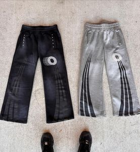 Conjunto Deportivo de Forro Polar Vintage para Hombre, con Logotipo Personalizado, para Invierno, con Mangas a Rayas, Cintura Elástica, de Algodón, Secado Rápido y Transpirable - Product Image 4