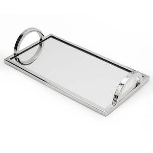 Bandeja de Servicio Rectangular de Metal Rosa de Alta Calidad, Lujosa, para Servir en Hoteles - Product Image 6