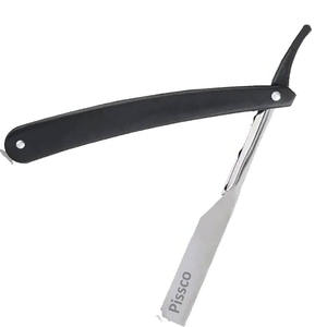 Navaja de barbero plegable de seguridad con mango, soporte para navaja de barbero recta - Product Image 6