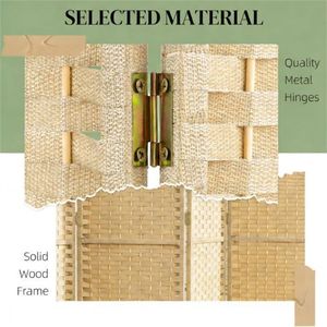 Paravento Pieghevole Beige ad Alta Privacy per Dividere Ambienti - Product Image 4