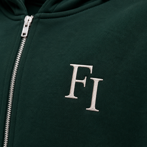 Sudadera con capucha y cremallera, estilo oversize, con estampado de LOGO personalizado y bordado, para hombre, 100% algodón, ¡la más vendida! - Product Image 5