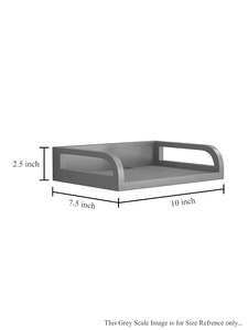 Soporte de Madera Tallada para Decodificador, Soporte de Pared para Router Wi-Fi, Mueble para TV para Sala de Estar - Blanco - Product Image 2