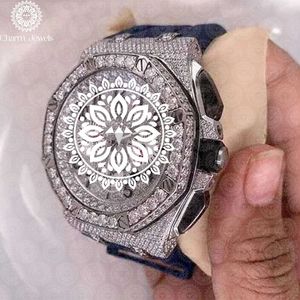 นาฬิกาข้อมือผู้ชาย Charm Luxury ตัวเรือนและสายสแตนเลส หน้าปัด 40 มม. ปุ่มกดแบบซ่อน ตัวล็อคแบบซ่อน กลไกอัตโนมัติ แสดงวันที่ กันน้ำ 10 บาร์ - Product Image 3