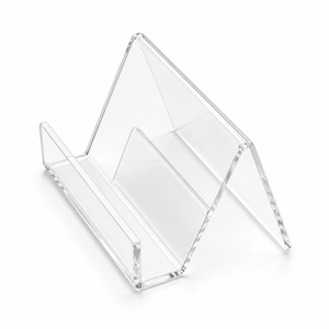 Porte-cartes en acrylique transparent personnalisé, support d'affichage pour cartes de visite, porte-cartes de visite transparent pour bureau et réception - Product Image 3