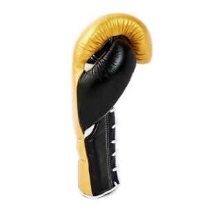 Gants de boxe de marque Offre Spéciale à bas prix pour adultes Gants en cuir de vachette véritable personnalisables avec lacets pour une utilisation en extérieur - Product Image 5