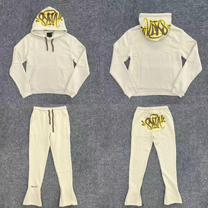Survêtement décontracté pour femmes, grande taille, 100% coton, imprimé, avec pantalon de jogging et pantalon à capuche - Vente en gros d'usine - Product Image 5