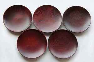 Handmade <b>Wooden</b> <b>Round</b> Decorative Plate Wabi Sabi Style Polished Natural Wood Surface Artisan Design Plates Crafted Tableware - Product Image 3