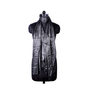 Écharpe longue unie en soie tissée à la main Royaa India Premium pour femme - Luxueuse, légère, respirante, durable, multifonctionnelle et tendance - Product Image 1