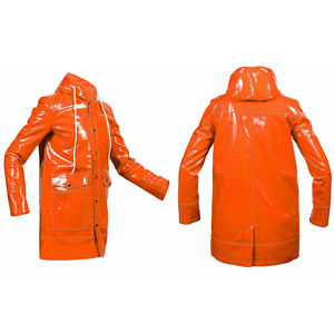 Chaqueta Impermeable Unisex de PVC y Cuero, Largo Regular, Transpirable, de Secado Rápido, Protección Total contra Lluvia Intensa, para Invierno, con Logotipo Frontal - Product Image 1