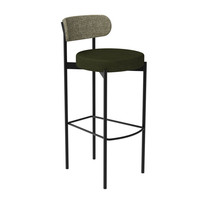 Chaise de bar nordique de luxe léger en bois pour restaurant, mobilier commercial moderne pour cuisine et salle à manger