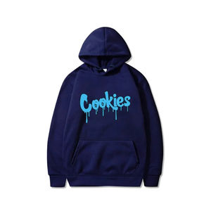 Sweat à capuche unisexe personnalisé, style streetwear, coupe oversize, impression en relief, en molleton, à manches longues, vente en gros - Product Image 5