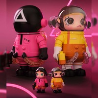 POPMART MEGA SPACE MOLLY 400%+100% Squid Game PVC Anime Action Figure Doll Collectible Decor Mystery Boxes Gifts