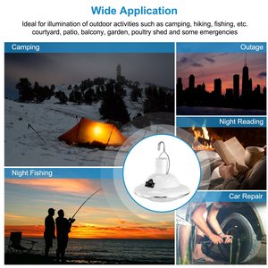 1Pc Op Zonne-Energie Campinglantaarn Ip65 Waterdicht 3 Lichtmodi En 3 Oplaadmethoden Voor Terrastent Tuin Wandelen Stroomuitval - Product Image 4