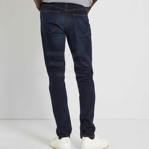 Jean pour homme léger et décontracté, taille mi-haute, style unique, sur mesure, avec design personnalisé et 100 % coton - Product Image 3