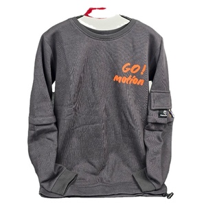 Sweat-shirt à capuche court surdimensionné 100% coton pour garçons avec designer et imprimé araignée ODM fabricants de vêtements d'hiver - Product Image 4