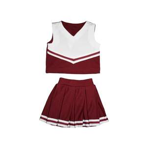 Tenue de cheerleading en gros pour jeunes et adultes avec haut, jupe et short – Légère et confortable pour les événements - Product Image 1