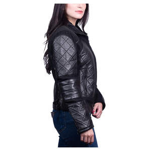 Chaquetas de Cuero Premium para Mujer, Nueva Colección, Talla Personalizada, Transpirables, Impermeables, Resistentes al Viento, Ecológicas, Piel de Oveja Original - Product Image 5