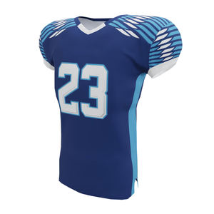 Maillot de football respirant à manches courtes pour équipe, unisexe, couleur personnalisable, 100 % polyester, pour entraînement sportif - Product Image 3