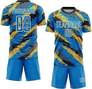 Uniforme de Fútbol sin Mangas de Último Diseño, 100% Poliéster, para Adultos, Logotipo Personalizado Profesional, Calidad Premium, Color Personalizado, Secado Rápido - Product Image 1