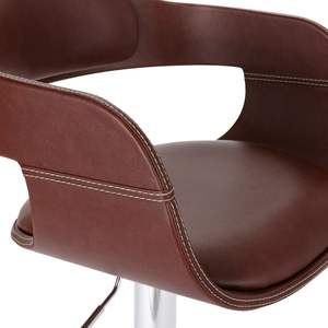Chaise de bar marron, tabouret de bar confortable et élégant - Product Image 5