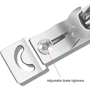 Coupe-ongles en acier inoxydable pour techniciens ongulaires et utilisateurs à domicile, pour le style, la coupe et la mise en forme des ongles - Product Image 5