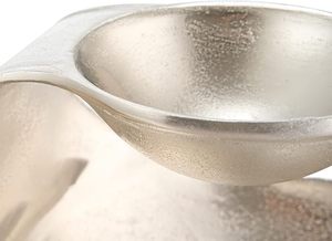 Chip and <b>Dip</b> Serving Bowl <b>Silver</b> Brass Tiered Snack Chip And <b>Dips</b> Serving Bowls - Product Image 5