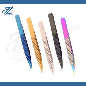 Pinzas Profesionales LashPlus para Extensión de Pestañas de Volumen, Punta de Fibra, Acero Inoxidable, Etiqueta Privada al por Mayor - Product Image 5