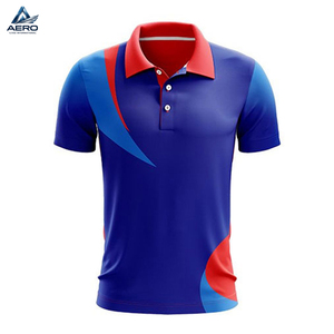 Uniforme de críquet para adultos, sublimado en colores rojo y azul contrastantes, con el mejor material suave al tacto, estilo más reciente, para venta al por mayor. - Product Image 5