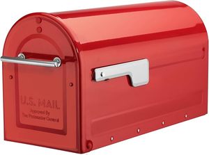 High Quality Classic US Mailbox Popular Cast Aluminium Steel <b>Wall</b> Style OEM Farmhouse Design Wholesales <b>Post</b>-Mounted Office <b>Box</b> - Product Image 6